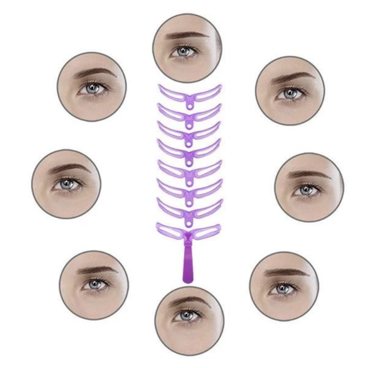 Eyebrow Stencil (8 Pcs)