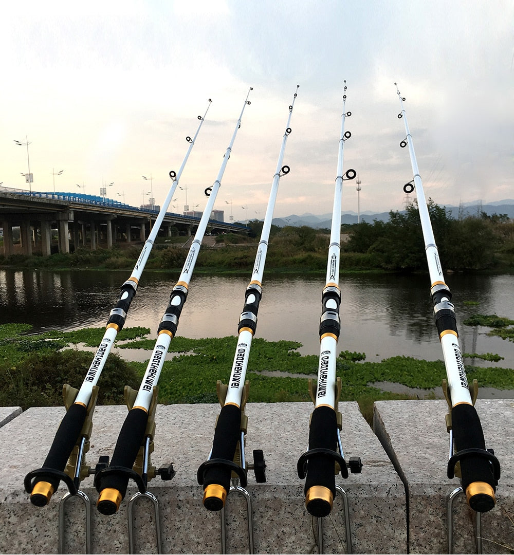 Heavy-Duty Telescopic Fishing Rod